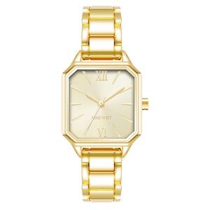 Nine West Gold-Tone Square Watch